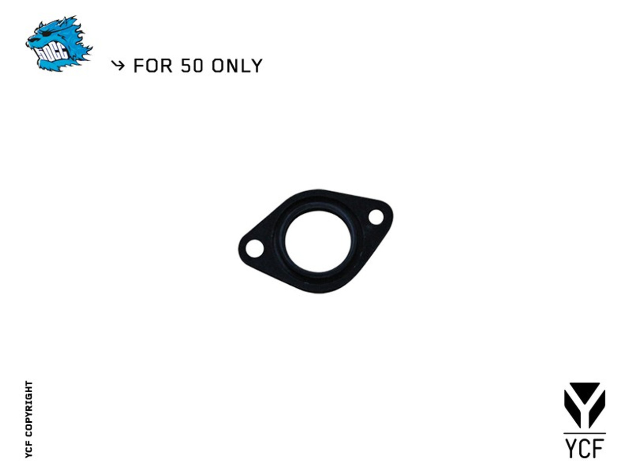 (30) CARBURETOR ISOLATING GASKET (YCF50)