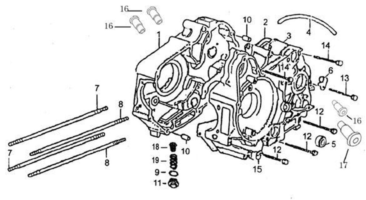 (08) BOLT STUD BOLT B