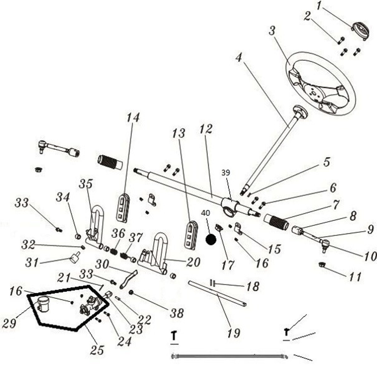 (22) Hammerhead M6x16 Locking Roll Pin