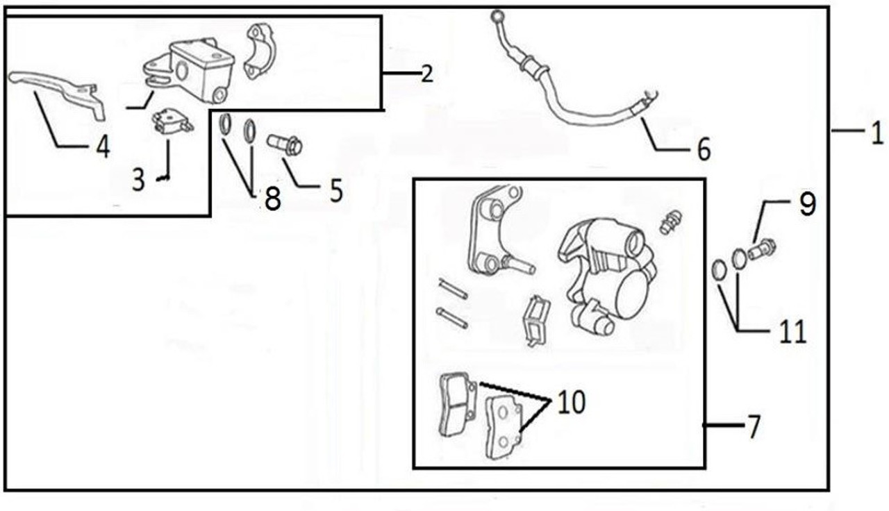 (03) Wolf Rx 50 Right Brake Switch (Micro)