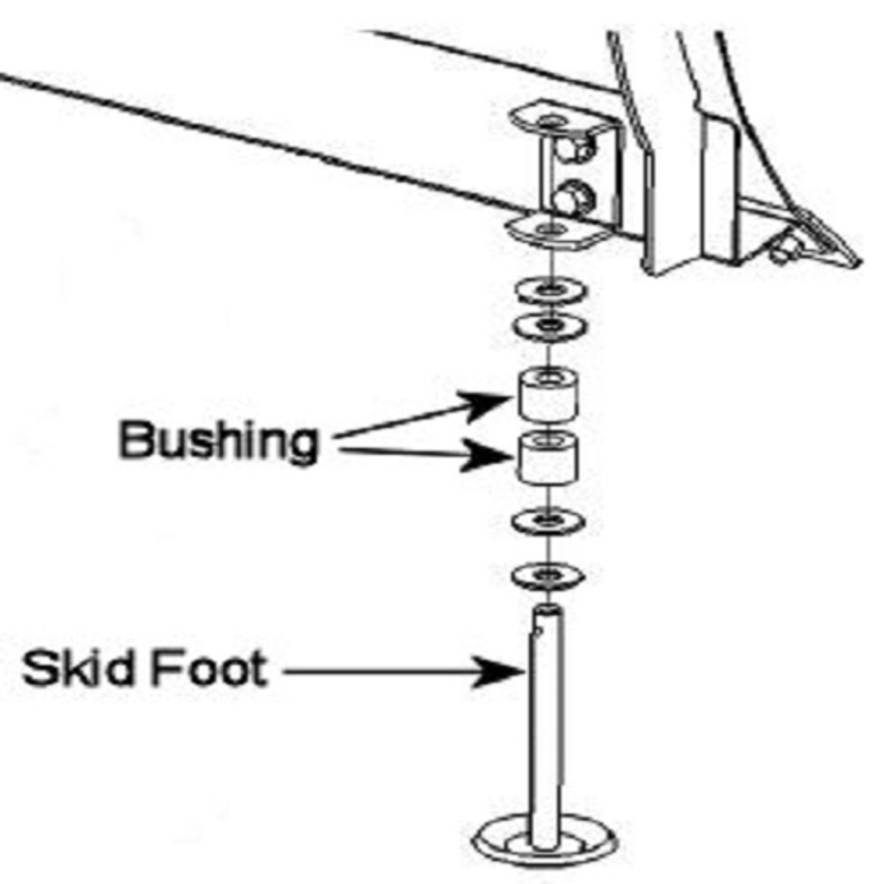 Denali ATV/UTV Replacement Skid Foot