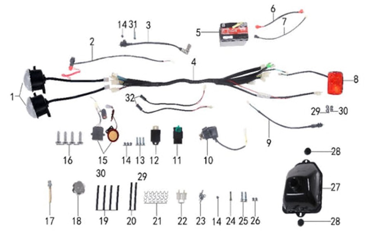 (03) Tao D125 Ignition Coil