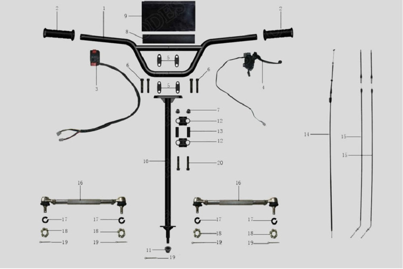(02) Tao D125 Left Handlebar Switch
