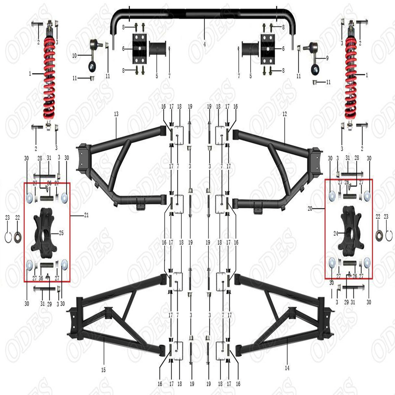 2023 Aodes SportCross 1000 (Rear Suspension)