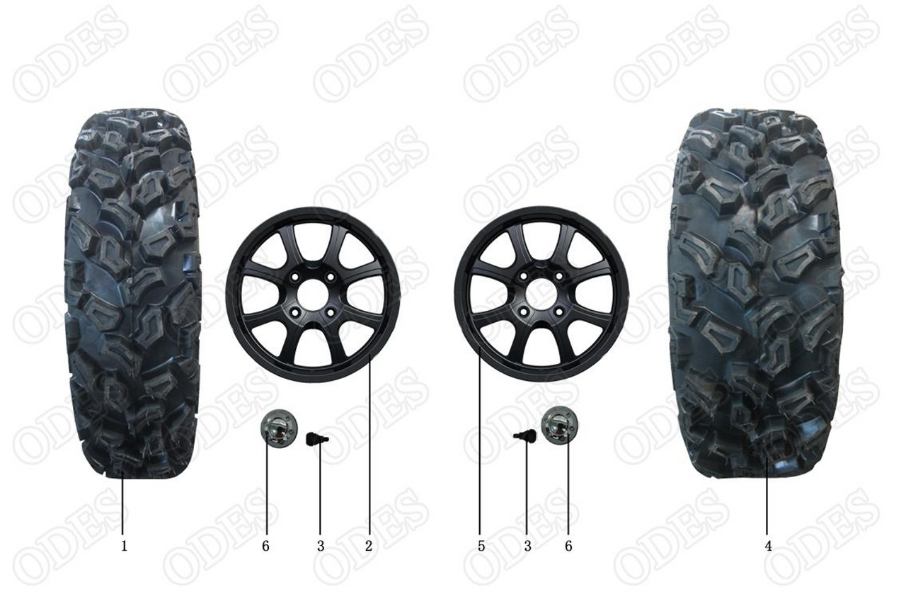 2023 Aodes SportCross 1000 (Front & Rear Tires, Wheels)