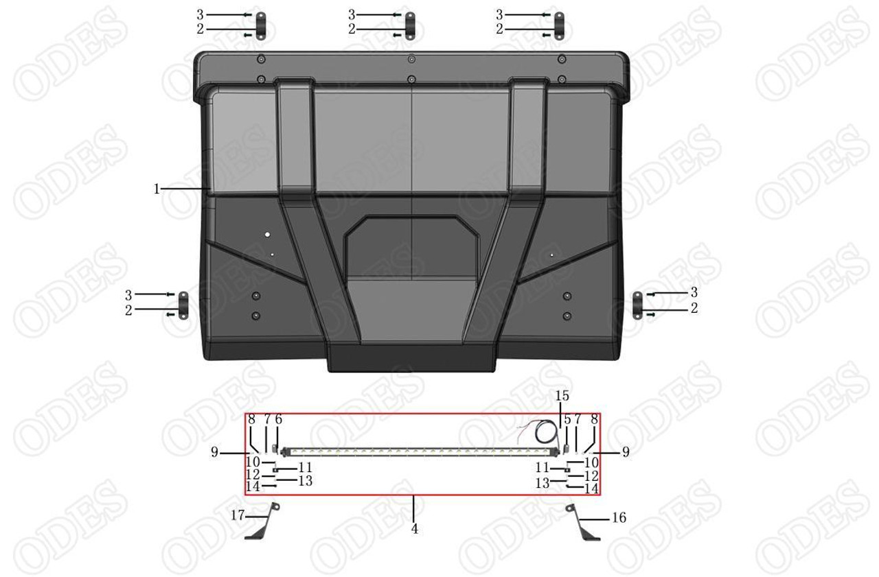 2023 Aodes SportCross 1000 (Roof & LED Lights)