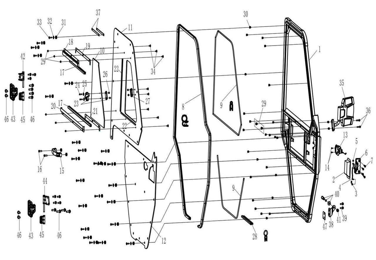 2023 Aodes Desertcross 1000-6 HVAC (Front Doors)