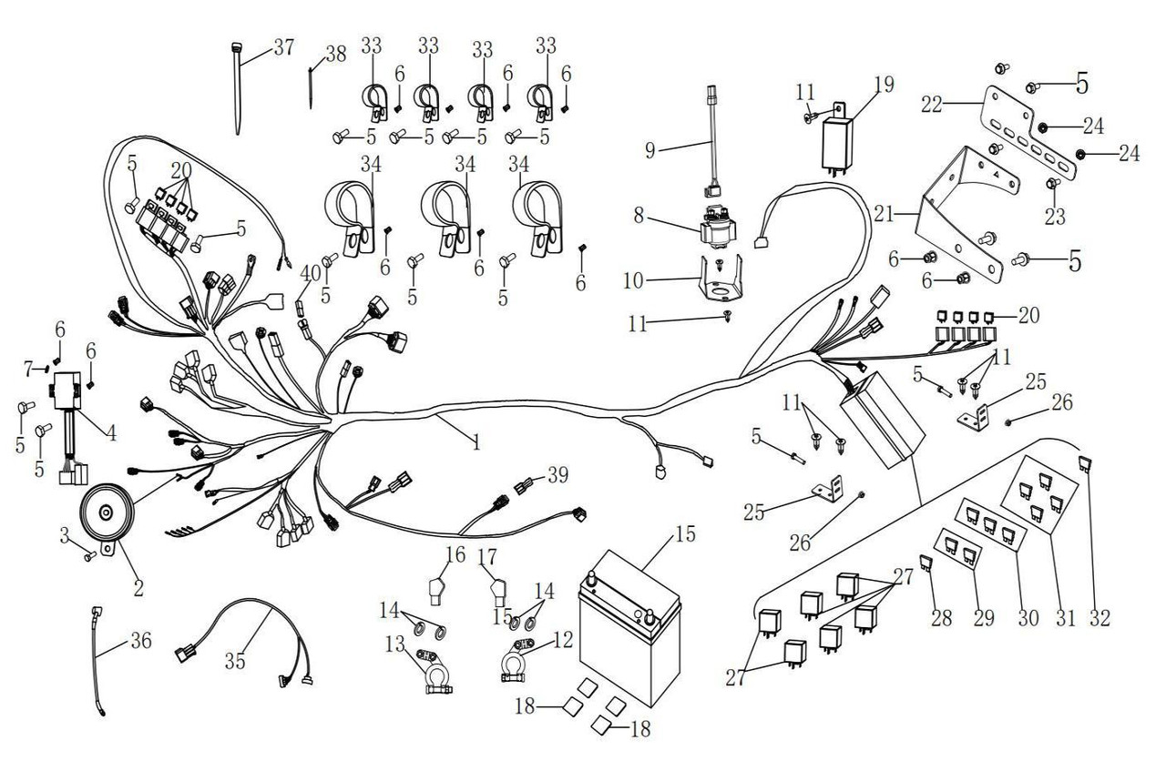 2023 Aodes Desertcross 1000-6 HVAC (Electrical System 1)