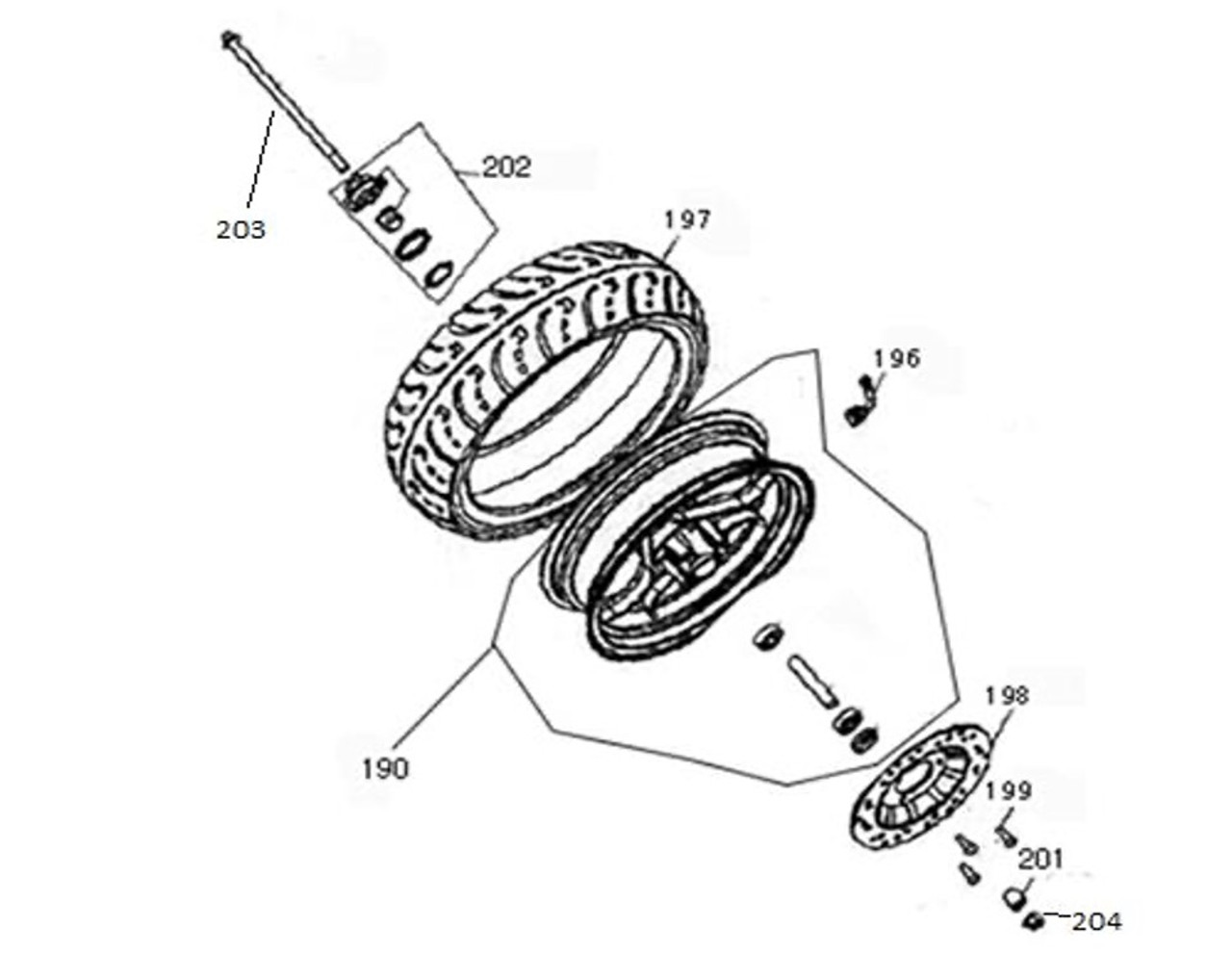 (198) Wolf Islander Front Disc Brake