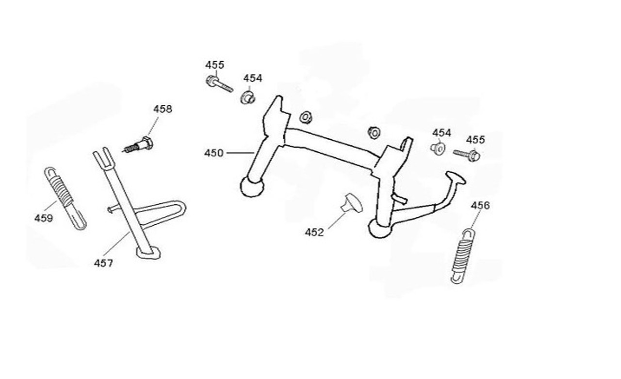 (452) Wolf Islander Main Stand Rubber Stop