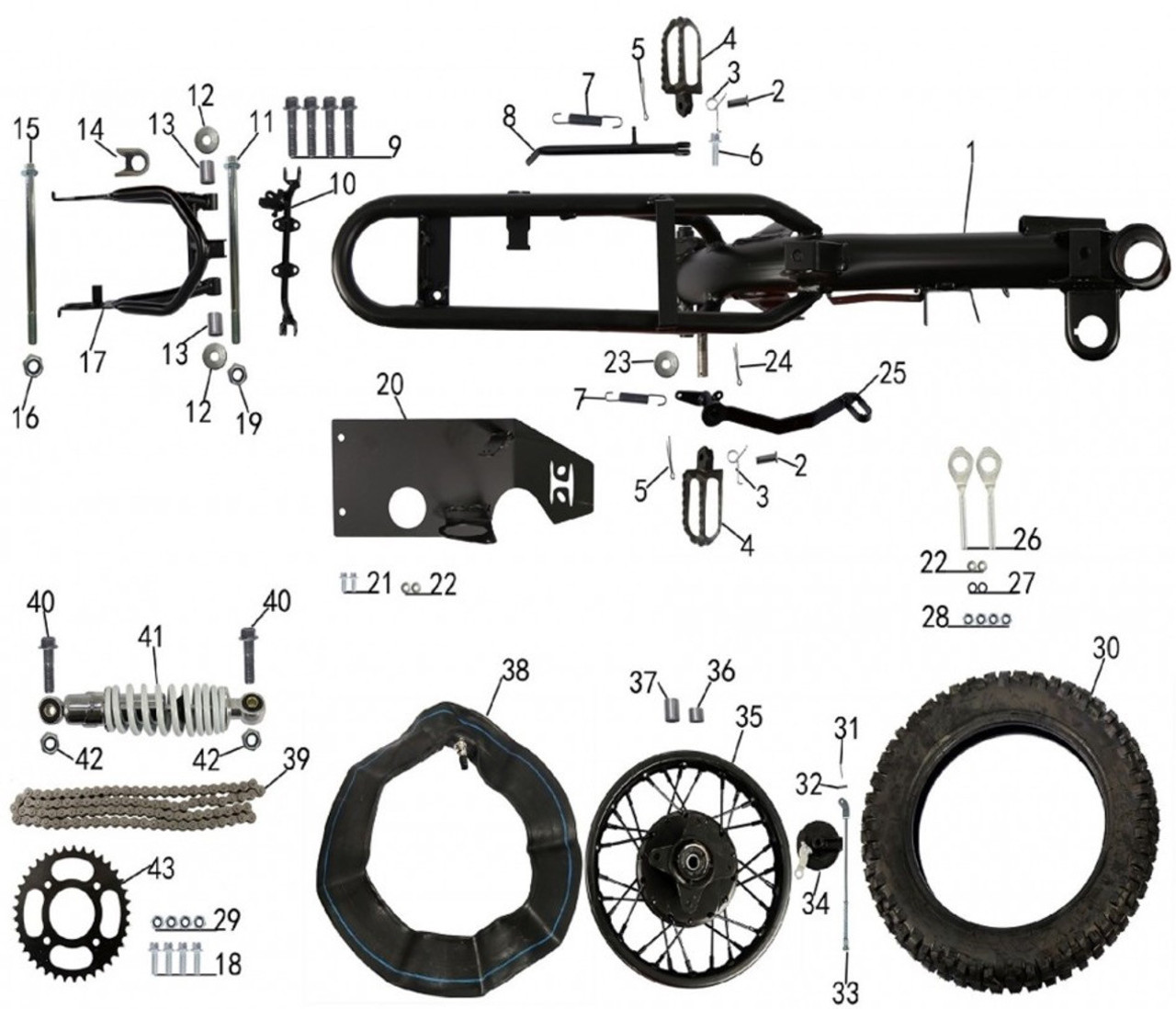 (07) Tao DB10 Kick Stand Spring
