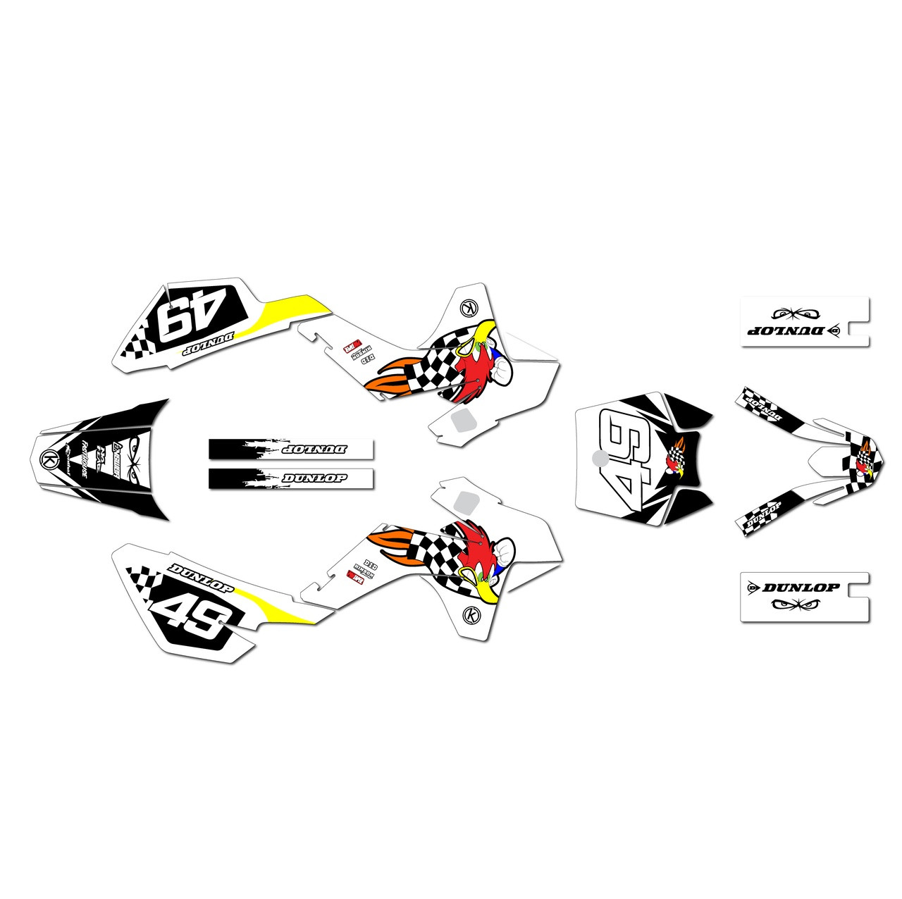 SSR Graphics Kit (2018 & Newer Plastics) Pecker Series