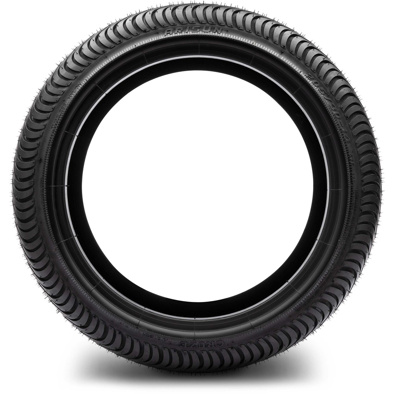 Arisun Cruze Street Golf Cart Tire 205/30-14 DOT (4 Ply)