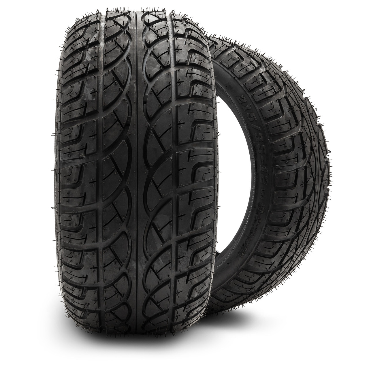 Arisun X-Sport Street Golf Cart Tire 215/35-12 DOT (4 Ply)