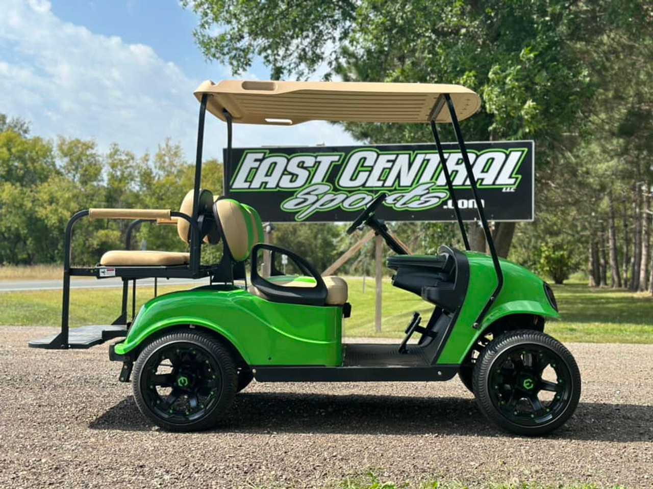 Custom EZGO "Lime Green Edition" Golf Cart!