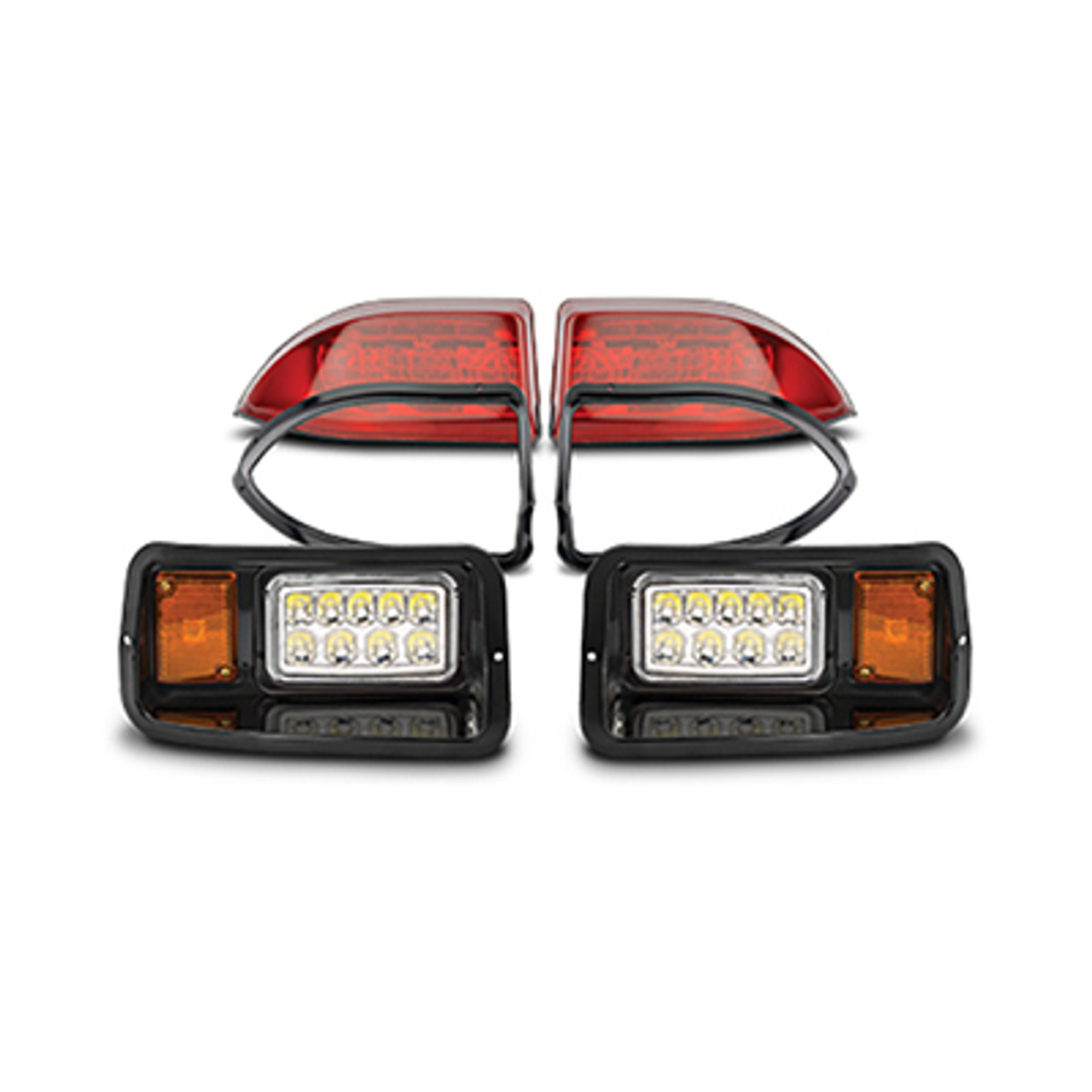 DoubleTake Phantom Standard LED Light Kit with Black Bezel, Club Car Precedent Gas 04+