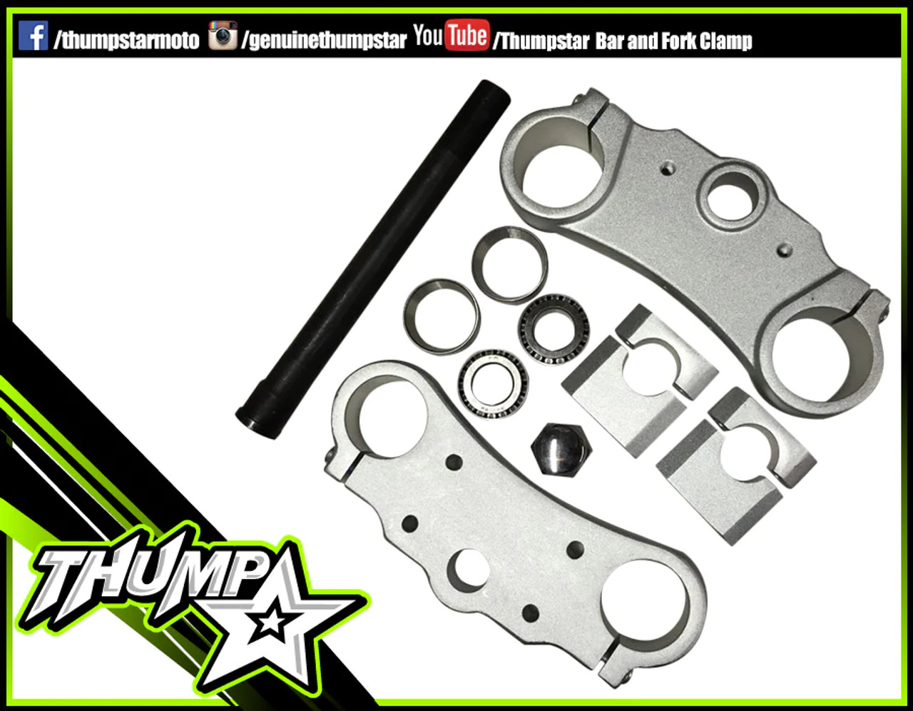 3008 | Fork Clamps Complete Assembly 1-1/8" (V5)