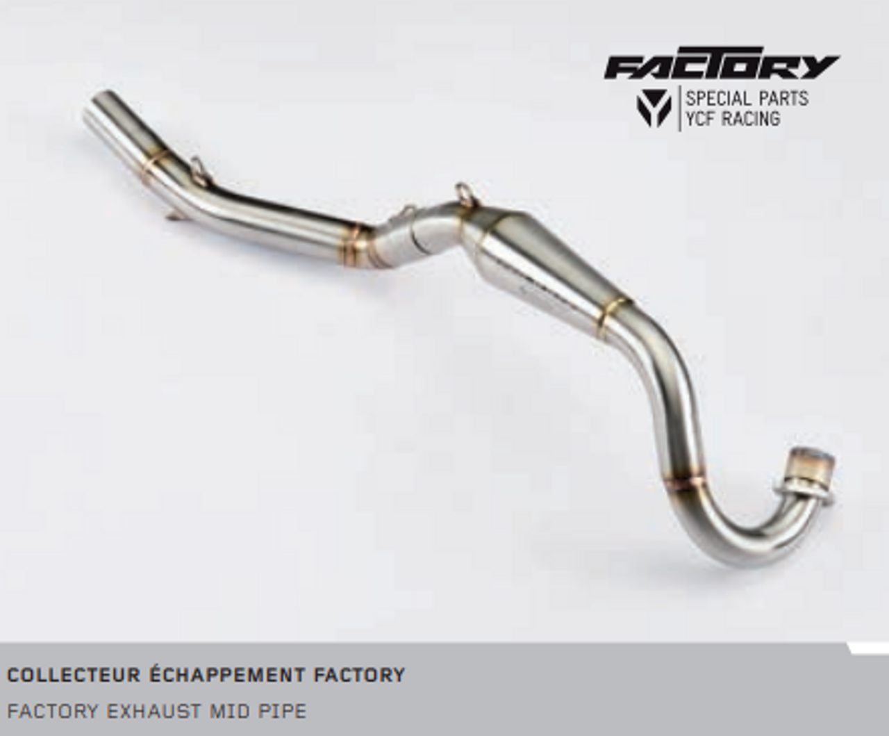 (02) FACTORY EXHAUST HEADER & MID PIPE PILOT