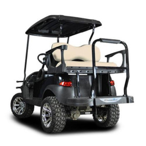 MadJax Genesis 250 with Deluxe Buff Steel Rear Flip Seat - Club Car Precedent 2004-Up MadJax Genesis 250 with Deluxe Buff Steel Rear Flip Seat - Club Car Precedent 2004-Up