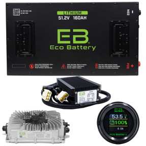 Eco Lithium Battery Complete Bundle for Club Car Precedent (09-Up) 51.2V 160Ah Eco Lithium Battery Complete Bundle for Club Car Precedent (09-Up) 51.2V 160Ah