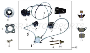 Front Brake Pad Set (SSR SRU170) Front Brake Pad Set (SSR SRU170)