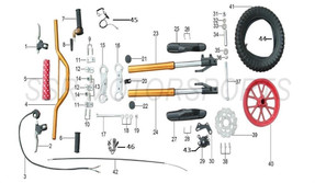 FRONT/REAR TIRE 2.50-10 SSR SX50/SR70C/SR70AUTO FRONT/REAR TIRE 2.50-10 SSR SX50/SR70C/SR70AUTO
