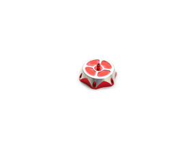 Colored Aluminum CNC Gas Cap (Red) Colored Aluminum CNC Gas Cap (Red)