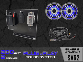Evolution 200W Plug N Play 2 Speaker Sound System with BA Power Plate® (SVR2) (Plus, Forester, Carrier) Evolution 200W Plug N Play 2 Speaker Sound System with BA Power Plate® (SVR2) (Plus, Forester, Carrier)