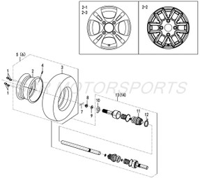 Rear Axle Assembly (SSR BISON 400) Rear Axle Assembly (SSR BISON 400)