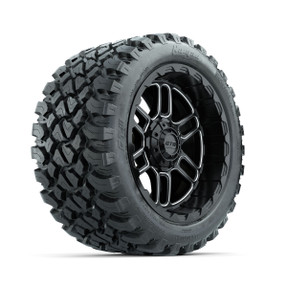 Set of (4) 14 in GTW Titan Machined & Black Wheels with 23x10-R14 Nomad All-Terrain Tires Set of (4) 14 in GTW Titan Machined & Black Wheels with 23x10-R14 Nomad All-Terrain Tires
