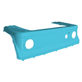 FRONT BAFFLE FOR REAR COWL, SKY BLUE FRONT BAFFLE FOR REAR COWL, SKY BLUE