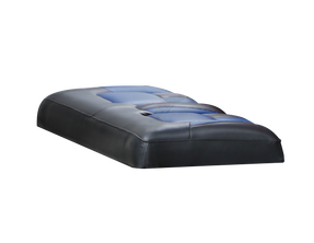 REAR SEAT CUSHION, 2+2 SEATER, BLUE+BLACK REAR SEAT CUSHION, 2+2 SEATER, BLUE+BLACK