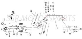 Muffler Assembly (SSR Bison 400u XL) (FREE SHIPPING) Muffler Assembly (SSR Bison 400u XL) (FREE SHIPPING)