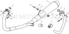 MUFFLER ASSY WITH CATALYST  (Free Shipping) MUFFLER ASSY WITH CATALYST  (Free Shipping)