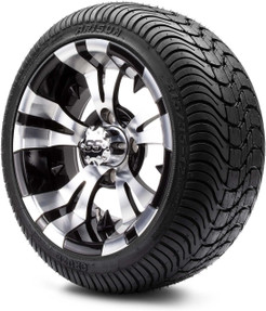 MODZ Vampire 14" Golf Cart Wheels and Arisun Cruze DOT Low Profile Golf Cart Tires Combo - Set of 4 MODZ Vampire 14" Golf Cart Wheels and Arisun Cruze DOT Low Profile Golf Cart Tires Combo - Set of 4