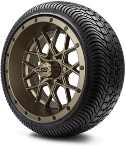 MODZ® Vortex 14" Golf Cart Wheels and Arisun Cruze (205/30-14) Low Profile DOT Golf Cart Tires Combo - Set of 4 MODZ® Vortex 14" Golf Cart Wheels and Arisun Cruze (205/30-14) Low Profile DOT Golf Cart Tires Combo - Set of 4