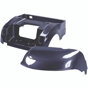 DoubleTake Factory 2-Piece Body Kit for E-Z-GO RXV - Complete front and rear navy replacement panels with exact OEM fitment. High-impact polypropylene construction for superior durability. DoubleTake Factory 2-Piece Body Kit for E-Z-GO RXV - Complete front and rear navy replacement panels with exact OEM fitment. High-impact polypropylene construction for superior durability.