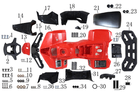 Pedals Shockproof Rubber Parts Pedals Shockproof Rubber Parts