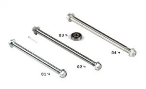 SWINGARM AXLE 240mm (PILOT) SWINGARM AXLE 240mm (PILOT)