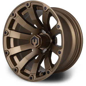 MODZ Bomber Matte Bronze 14" Golf Cart Wheel