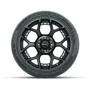 Set of (4) 15" MadJax® Flow Form Evolution Matte Black Wheels with GTW® Fusion GTR Street Tires
Item # A19-418 Set of (4) 15" MadJax® Flow Form Evolution Matte Black Wheels with GTW® Fusion GTR Street Tires
Item # A19-418