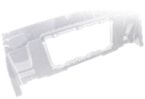 2.03.1474 REAR MOULDING COVER PPG, MINERAL WHITE 2.03.1474 REAR MOULDING COVER PPG, MINERAL WHITE