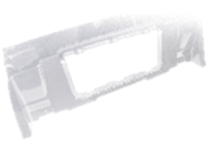 2.03.1479 REAR MOULDING COVER PPG, MINERAL WHITE (A96 WHITE PEARL) 2.03.1479 REAR MOULDING COVER PPG, MINERAL WHITE (A96 WHITE PEARL)