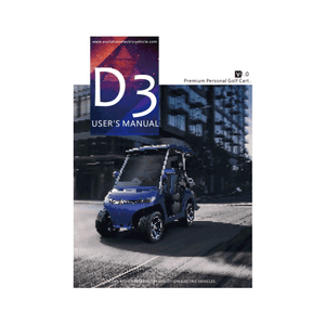 2.07.0612 OWNER`S MANUAL, D3
D3 2.07.0612 OWNER`S MANUAL, D3
D3