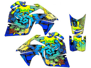 Graphic Kit For Arctic Cat ZR120/ZR200 ZANY Series Graphic Kit For Arctic Cat ZR120/ZR200 ZANY Series