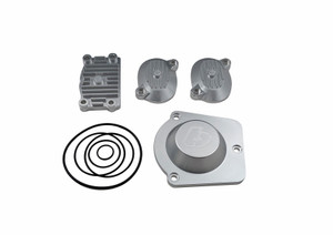 TB Billet V2 Race Head Cover Set, Silver TB Billet V2 Race Head Cover Set, Silver