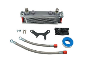 TB Oil Cooler Kit, Black Plate – Honda V2 head TB Oil Cooler Kit, Black Plate – Honda V2 head