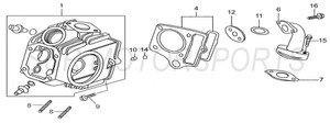 BOLT M6X23 - HEX / PHILLIPS BOLT M6X23 - HEX / PHILLIPS