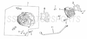 Cylinder Head & Cylinder (SSR TR160/SSR TX160) Cylinder Head & Cylinder (SSR TR160/SSR TX160)