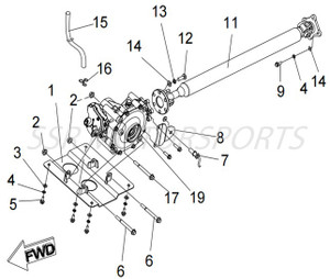 FRONT DIFFERENTIAL SSR BISON 500 FRONT DIFFERENTIAL SSR BISON 500